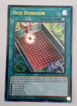 Yu-Gi-Oh Dice Dungeon 1st Edition Ultra Rare BLCR-EN005 - Image 1