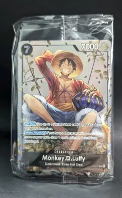 One Piece Monkey D. Luffy P-075 English Promo Tin Set Vol 2 Exclusive SEALED - Image 1