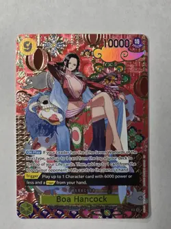 Boa Hancock FOIL OP14-112 SP SPECIAL RARE The Azure Sea's Seven MINT Unplayed SR - Image 1