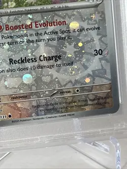 Eevee DOUBLE SWIRL 074/131 Holo Pokemon Day 2025 Stamped Promo PSA 10 - Image 4