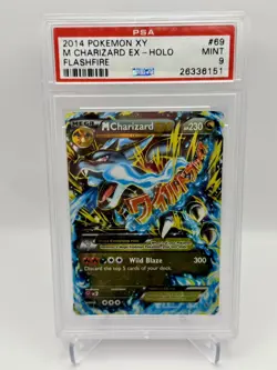 Pokemon XY Flashfire M Charizard EX #69/106 PSA 9 Mint - Image 1