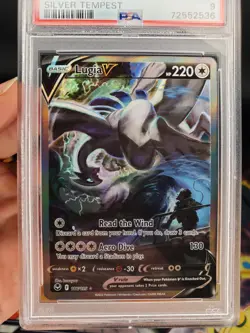 Pokemon Lugia V Silver Tempest 186/195 TCG Alt Art PSA 9 Swsh 2022 - Image 2