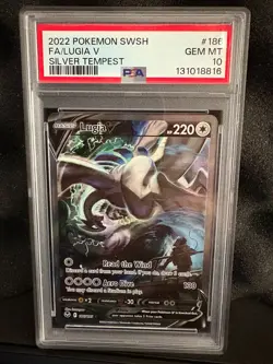 Pokemon TCG Lugia V Alt Art 186/195 Gem Mint PSA 10 Silver Tempest 2022 Alt Art - Image 1