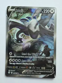 The Lugia v Silver Tempest TCG Card 186/195 Alt Art Ultra Rare Pokemon Card - Image 1