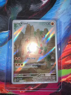 Pokemon TCG Klawf illustration rare 217/198 Sv01: Scarlet & Violet Base Set Holo - Image 1