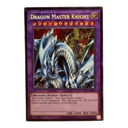 YuGiOh! Dragon Master Knight (Secret Rare) LCKC-EN065 Unlimited Near Mint (NM) - Image 1