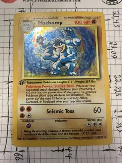 Machamp 008/102 Deck Exclusives Holo 1st Edition Pokemon Card - Image 1