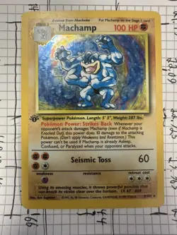 Machamp 008/102 Deck Exclusives Holo 1st Edition Pokemon Card - Image 5