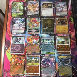 Pokemon 16 Card Lot nm AMAZING Ex V Rare Poke Ball HOLO Hits Only S3 - Image 1