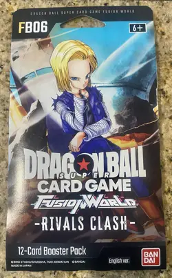 Dragon Ball Super FB06 Fusion World Rivals Clash 12 Card Booster Pack English - Image 1