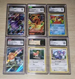 Pokemon Card Lot of 5 CGC 8-10 Graded Slabs English/Japanese - Image 1