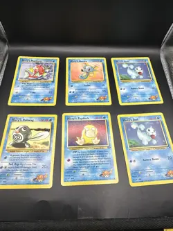 Pokemon TCG 6 Card Pokemon Misty Gym Challenge/Heroes Lot - Image 1