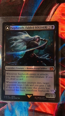 Sephiroth, Fabled SOLDIER Final Fantasy Foil - Image 1