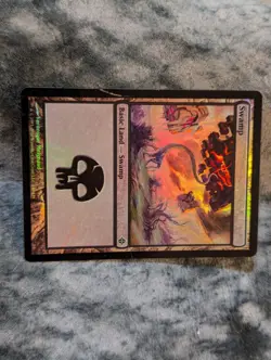 Swamp Basic Land Magic The Gathering MTG Foil 240/248 2010 - Image 2