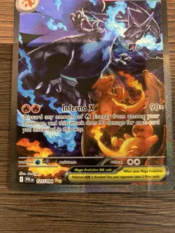 Mega Charizard X EX 125/094 | Phantasmal Flames | SIR Pokemon Card - Image 3