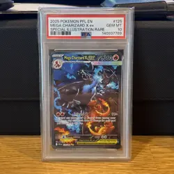 PSA 10 MEGA CHARIZARD X EX 125/094 | Phantasmal Flames Graded Pokemon Card - Image 1