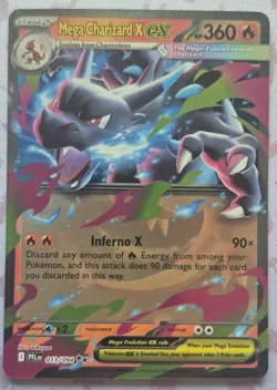 Mega Charizard X ex - Phantasmal Flames 013/094 - double Rare - Pokemon Card - Image 1