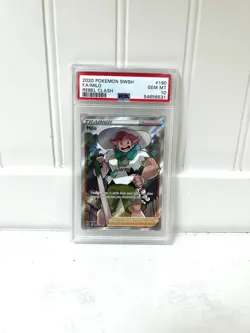 Milo 190/192 PSA 10 GEM MT Rebel Clash Full Art Ultra Rare Graded Pokemon Card - Image 1