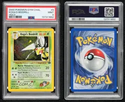 Koga's Beedrill Holo Pokemon Gym Challenge PSA 9 MINT 2000 - Image 3
