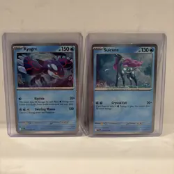 Suicune Kyogre Knockout Collection Promos & Stickers (Pokemon TCG) - Image 1