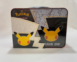 Pokemon Metal Lunch Box Trading Card Game-NEW-celebrations 25th anniversary - Image 3