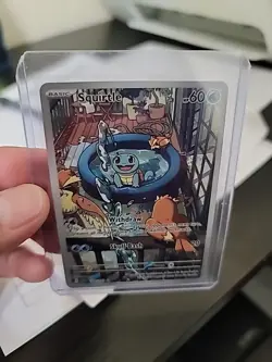Pokemon Squirtle Stellar Crown Illustration Rare #148 PSA 10 Gem Mint - Image 1