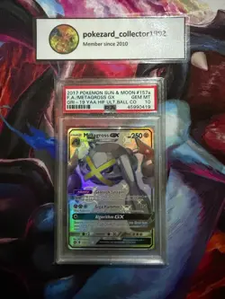 2019 Pokemon Ultra Ball Collection Promo SHINY METAGROSS GX 157a/145 PSA 10 - Image 1