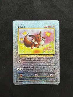 2002 Pokemon Legendary Collection Eevee Reverse Holo #74/110 MP - Image 1