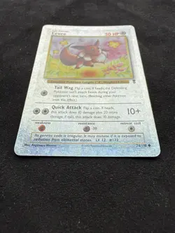 2002 Pokemon Legendary Collection Eevee Reverse Holo #74/110 MP - Image 3