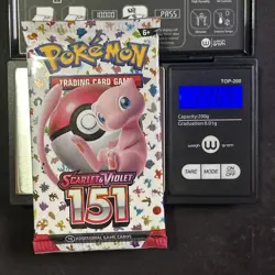 Heavy 22.69g Pokemon 151 Booster Pack 🔥🔥 Weighed Factory Sealed New SEALED - Image 1