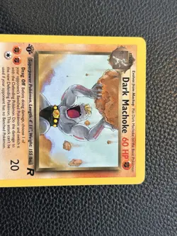 Team Rocket Pokemon TCG Dark Machoke 40/82 - 1ST EDITION - Image 2