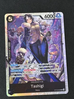 Tashigi ST19-003 - One Piece TCG - Starter Deck 19: Smoker - SR Foil NM - Image 1