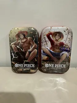 One Piece Tin Pack Set Vol 2 Factory Sealed-2 Factory Sealed Tins - Image 1