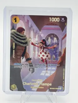 Charlotte Flampe EB01-056 OP10-SP Alt Art One Piece Royal Blood ENGLISH - Image 1