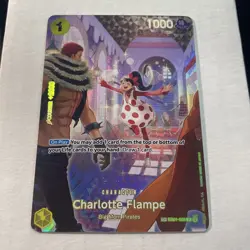 Charlotte Flampe EB01-056 OP10-SP Alt Art One Piece Royal Blood ENGLISH Rare! - Image 1