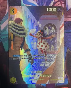 Charlotte Flampe EB01-056 OP10-SP Alt Art One Piece Royal Blood ENGLISH Rare! - Image 1