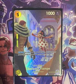 Charlotte Flampe EB01-056 OP10-SP Alt Art One Piece Royal Blood ENGLISH Rare! - Image 2