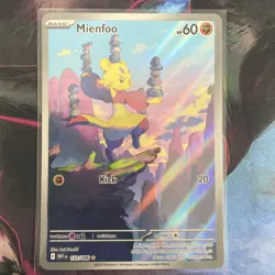 Mienfoo 133/086 Pokemon TCG S&V White Flare Illustration Rare English - Image 1