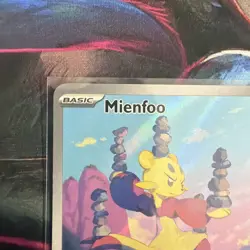 Mienfoo 133/086 Pokemon TCG S&V White Flare Illustration Rare English - Image 2