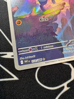 Mienfoo 133/086 Pokemon TCG S&V White Flare Illustration Rare English - Image 2