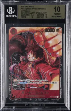 2023 ONE PIECE JPN AWAKENING OF THE NEW ERA SPECIAL ART MONKEY D LUFFY BGS 10 - Image 1