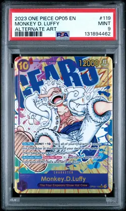 2023 One Piece Op05-Awakening Of The New Era #119 Monkey D. Luffy PSA9 - Image 1