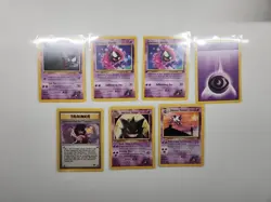 Pokemon TCG Sabrina's Gengar #29 Haunter #55 And Gastly #96 Gym Challenge - Image 1