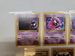 Pokemon TCG Sabrina's Gengar #29 Haunter #55 And Gastly #96 Gym Challenge - Image 2