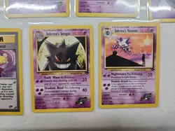 Pokemon TCG Sabrina's Gengar #29 Haunter #55 And Gastly #96 Gym Challenge - Image 4