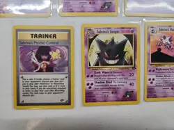 Pokemon TCG Sabrina's Gengar #29 Haunter #55 And Gastly #96 Gym Challenge - Image 5