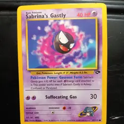 Sabrina's Gengar 29/132 Gym Challenge Pokemon TCG WOTC - Image 2