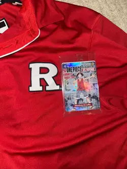 RARE One Piece Monkey D. Luffy US College Basketball Promo Card RUTGERS SEALED - Image 3