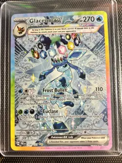 Pokemon TCG Glaceon EX Prismatic Evolutions 150/131 Special Illustration Rare - Image 1