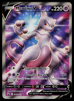 Pokemon Card - Mewtwo V Black Star Promo SWSH229 Holo - Image 1
